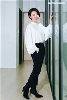 李翊君三立新聞網專訪。（圖／記者楊澍攝影）