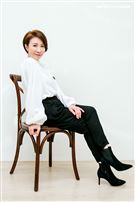 李翊君三立新聞網專訪。（圖／記者楊澍攝影）