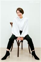 李翊君三立新聞網專訪。（圖／記者楊澍攝影）