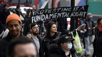 倫敦數千人抗議防疫　33人遭逮捕