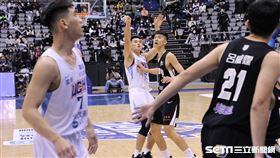 UBA健行科大陳范柏彥攻下全隊最高22分。（圖／記者劉家維攝影）