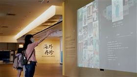 順天美術館藏品歸鄉展　國美館開幕順天美術館捐贈回台的台灣藝術家作品，20日正式在國立台灣美術館開展，共呈現195名藝術家創作，國美館也設置了巨型數位互動牆，盼啟發民眾對展覽的好奇。（國立台灣美術館提供）中央社  110年3月20日