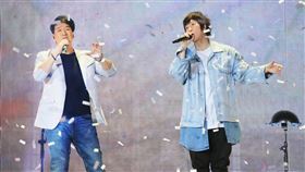 五月天,阿信,周華健,冠佑,演唱會,瑪莎,怪獸,石頭（圖／翻攝自相信音樂臉書）