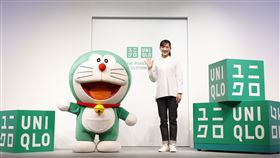 哆啦A夢變綠色登UNIQLO（圖／品牌提供）