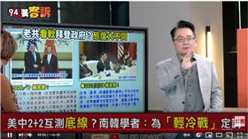 兩岸政治協會副秘書長張宇韶在《94要客訴》大嗆楊潔篪是「瘋狗外交」