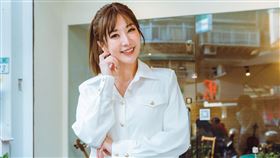 羅巧倫三立新聞網專訪。（圖／記者楊澍攝影）