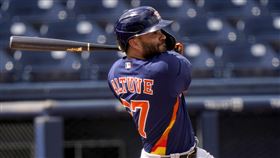 ▲「阿土伯」奧圖維（Jose Altuve）敲出3殺打。（圖／美聯社／達志影像）
