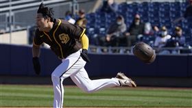 ▲聖地牙哥教士金河成。（資料照／美聯社／達志影像）