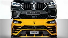 ▲Lamborghini Urus對決BMW X6 M Competition（圖／翻攝自Lamborghini、BMW官網）