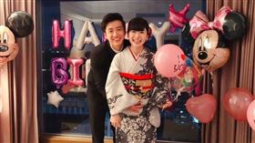 福原愛與江宏傑。（圖／翻攝自福原愛臉書）