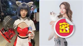 派派裸身抱愛貓少女心噴發。（圖／派派提供）