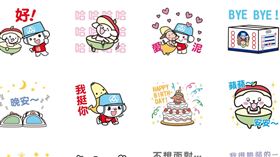 全聯推出免費有聲貼圖限時免費下載。（圖／擷取自LINE）