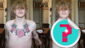 寇瑞罹患罕病，天生沒有鎖骨，肩膀能快速開合。（圖／翻攝自寇瑞抖音）