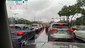 下雨,公道五,塞車,災情,（圖／翻攝自臉書《新竹大小事》）