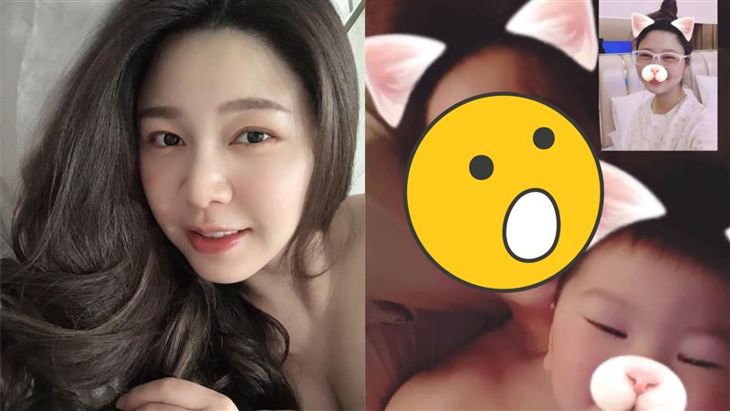 視訊尪驚見裸肩妹抱兒　白家綺曝真相