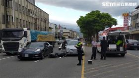 跑車,騎士,看熱鬧,宜蘭,民眾提供