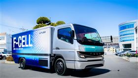 ▲FUSO eCANTER F-CELL氫燃料概念車。（圖／FUSO提供）