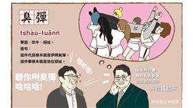 ▲公視台語台疑似製圖調侃鄭文燦。（圖／翻攝自公視台語台）