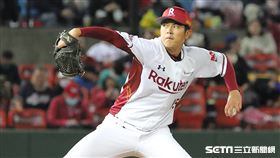 ▲樂天桃猿投手劉昱言。（圖／記者劉彥池攝影）