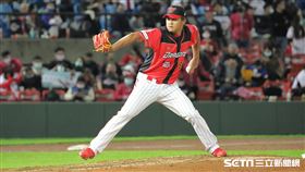 ▲味全龍投手王玉譜。（圖／記者劉彥池攝影）