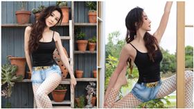 台灣第一美女太仙！52歲蕭薔穿「網襪」露美腿　像28歲，圖／翻攝自蕭薔臉書