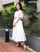 雞排妹鄭家純三立新聞網專訪。（記者邱榮吉/攝影）