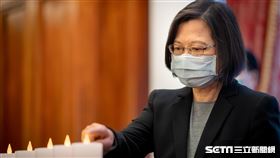 蔡英文出席國際大屠殺紀念日活動。（圖／總統府提供）