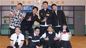 庹宗康、張立東、風田、李玖哲、阿樂、阿倉、馬力歐、無尊《國光幫幫忙—上課嘜亂來》改版暨新主持群加入記者會。（圖／記者楊澍攝影）