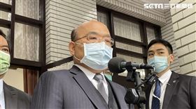 行政院長蘇貞昌赴立院備詢受訪。(圖／記者林恩如攝影）