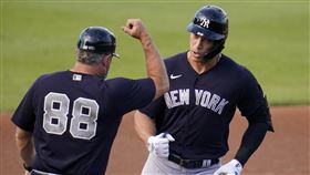 ▲賈吉（Aaron Judge）2分砲飛出球場。（圖／美聯社／達志影像）