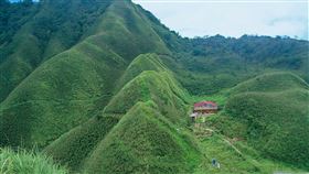 宜蘭抹茶山爆紅　公私協力養護步道環境有抹茶山美景之稱的宜蘭聖母登山步道（圖）近來爆紅，林務局羅東林區管理處12日與民間團體簽署合作備忘錄，讓平時熱心維護步道的山友成立志工隊，希望在維護與勸導時更順利，讓步道環境更優質。（羅東林管處提供）中央社記者沈如峰宜蘭縣傳真　109年11月12日