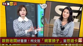 民進黨立委林楚茵在《94要客訴》表示，柯文哲派邱昱凱插旗悠遊卡公司是為了布局2024