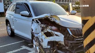 「台江」7死又傳撞車　駕駛自撞電桿