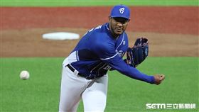 ▲富邦悍將先發投手傑斯。（圖／記者劉彥池攝影）