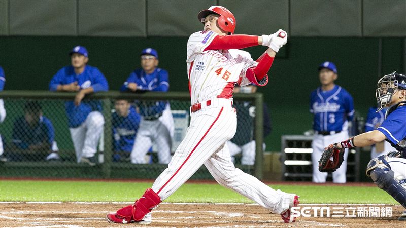 ▲味全龍球員劉基鴻。（圖／記者楊澍攝影）