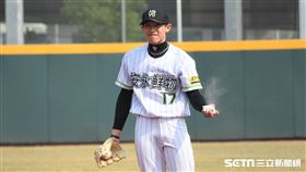 陳冠宇代表安永鮮物在春季聯賽初登板。（圖／記者王怡翔攝影）