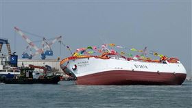 漁船,下水典禮,側翻