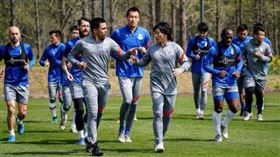 ▲上海申花足球隊訓練。（圖／翻攝自上海申花微信）