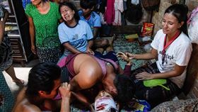 緬甸政變（圖／路透社／達志影像）