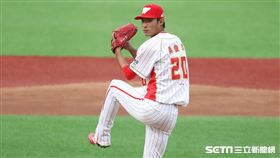 ▲味全龍先發投手吳俊杰。（圖／記者劉彥池攝影）