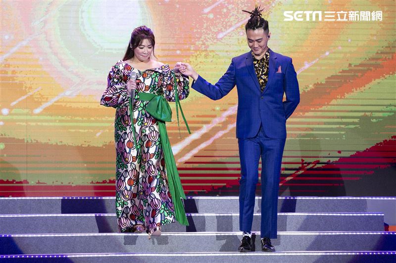 經典歌后趙詠華與全能歌王林俊逸，在國際會議中心舉辦「華逸登場」演唱會。（圖／記者楊澍攝影）