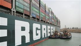 長榮海運 長賜號 Ever Given 蘇伊士運河
圖／翻攝自蘇伊士運管局
https://www.suezcanal.gov.eg/English/MediaCenter/News/Pages/Navigation_new25-03-2021.aspx