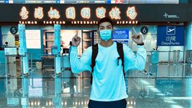 劉致榮赴美準備春訓。（圖／悍創運動經紀提供）