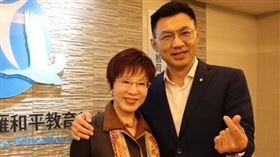 江啟臣24日拜會洪秀柱（圖／翻攝自江啟臣臉書）