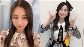 百百花於音樂節目亮相，擔任主將演唱，但僅紅2日即被開除。（圖／翻攝自AKB48官方推特）