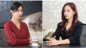 《上流戰爭2》演員柳真及金素妍。(圖/KBS DRAMA臉書)