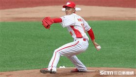 ▲味全龍先發投手徐若熙。（圖／記者劉彥池攝影）