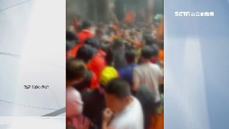 遶境人潮爆衝突　進香團大殿大打出手
