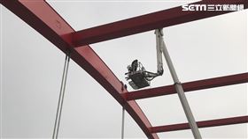 關渡橋,封路,救援,新北,翻攝畫面