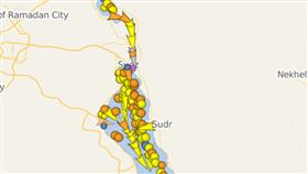 長榮卡船解除、運輪潮來了　擠得不像話！現場圖釀密集恐懼症 (圖/翻攝自Vesselfinder網站)